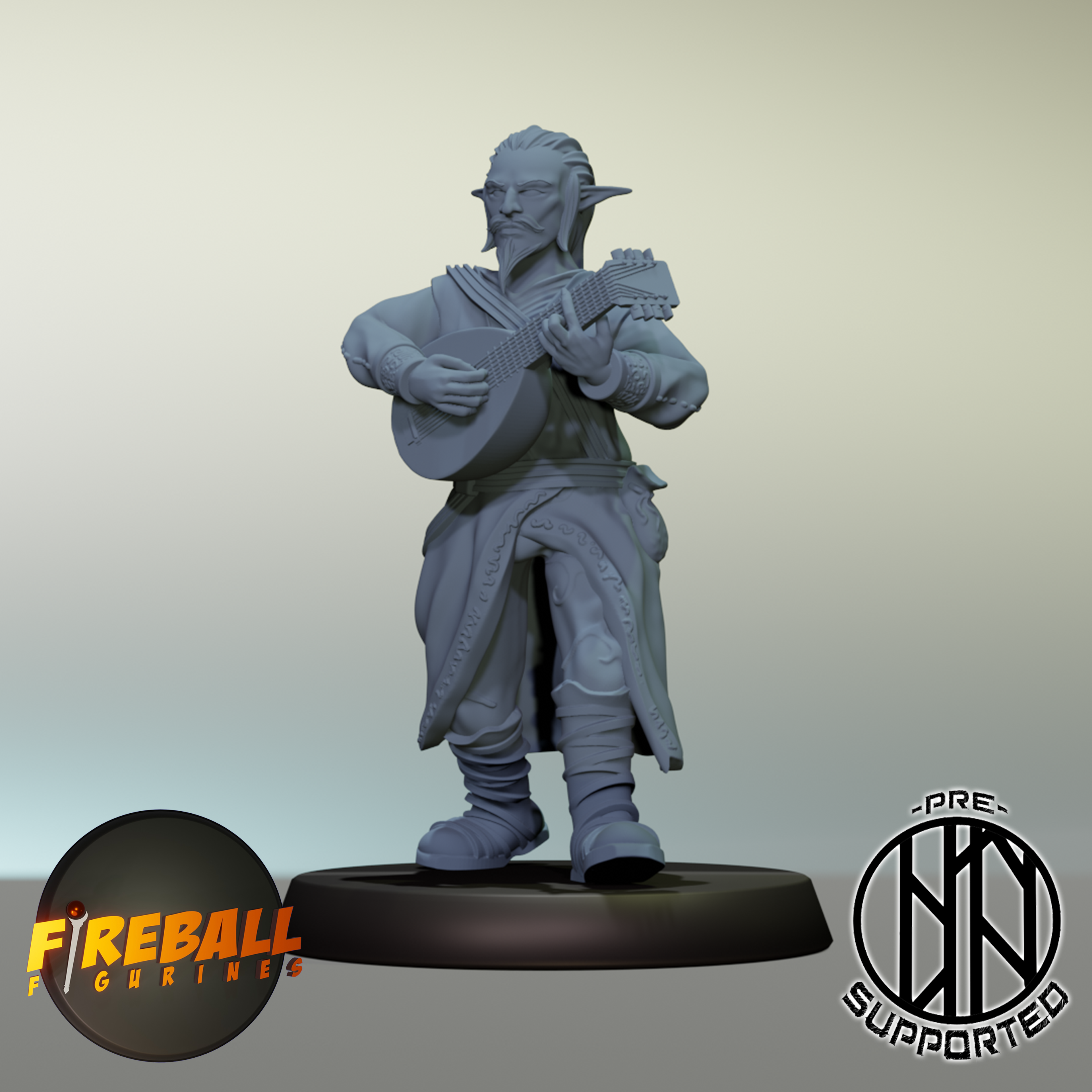 Elion, Male Half-Elf Bard